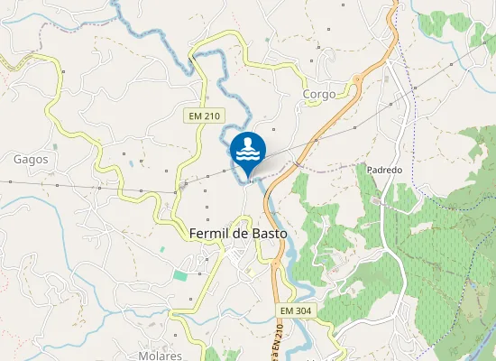 Map of Praia de Fermil