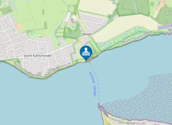 Map of SØLAGER VED CAMPINGPLADS