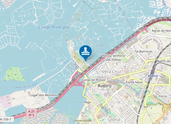 Map of Praia da Marinha da Noeirinha
