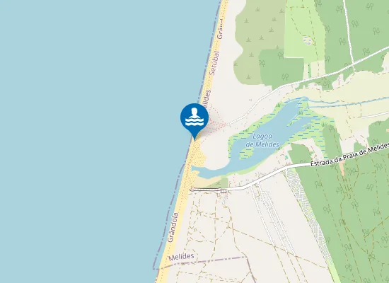 Map of Praia da Vigia