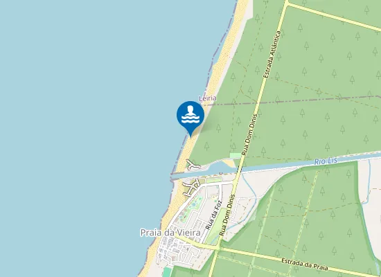 Map of Praia da Vieira (Norte)
