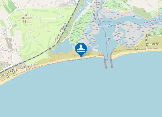 Map of Meia Praia