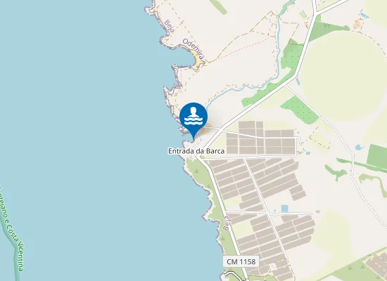 Map of Praia da Entrada da Barca