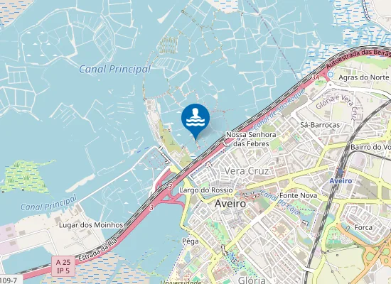 Map of Praia da Marinha da Noeirinha