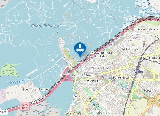 Map of Praia da Marinha da Noeirinha