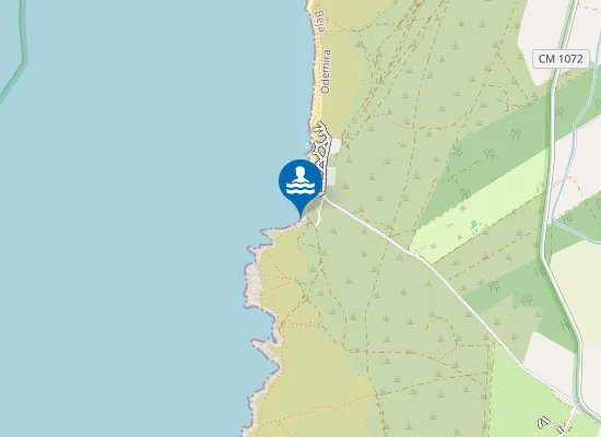 Map of Praia da Angra da Barreta