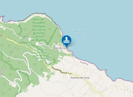 Map of Baía das Canas