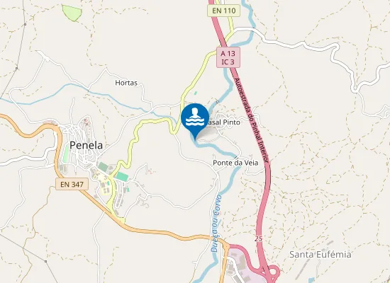 Map of Presa das Bicas