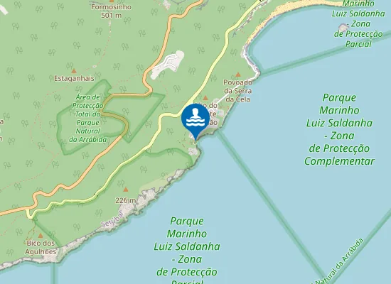 Map of Praia de Alpertuche