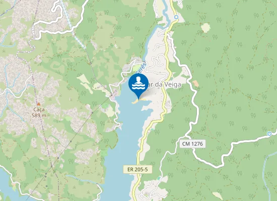 Map of Praia Gerês Albufeira