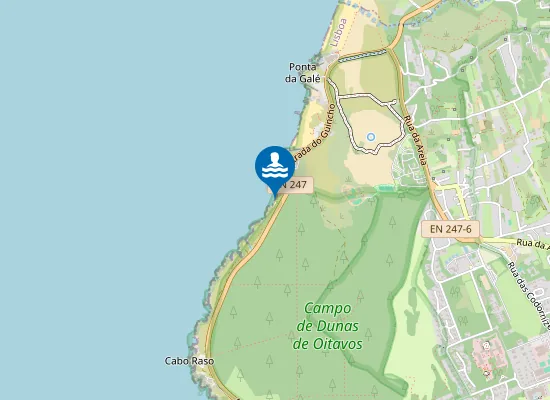 Map of Praia da Arriba
