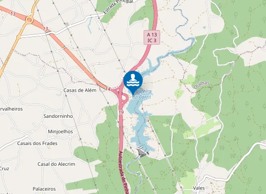 Map of Praia do Carril