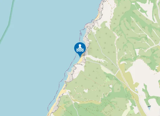 Map of Praia Cordama Naturista