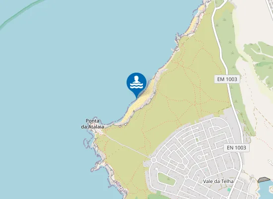 Map of Praia do Medo da Fonte Santa