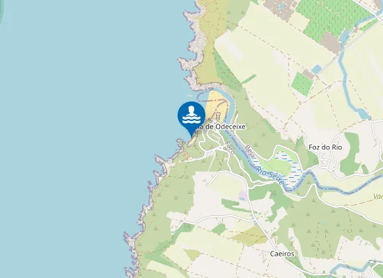Map of Praia das Adegas