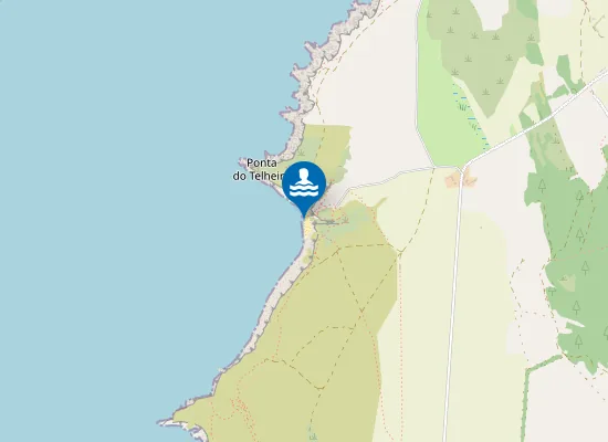 Map of Praia do Telheiro