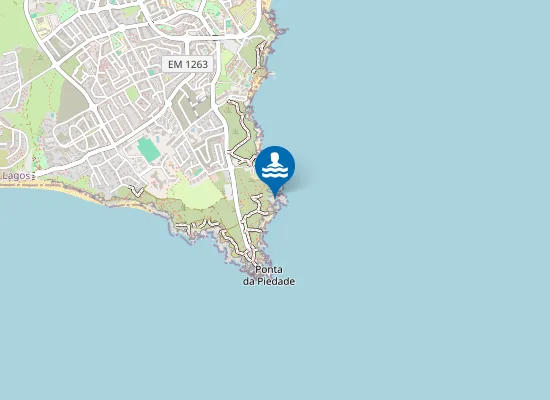 Map of Praia dos Pinheiros