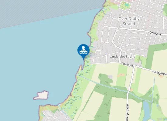 Map of LANDERSLEV STRAND
