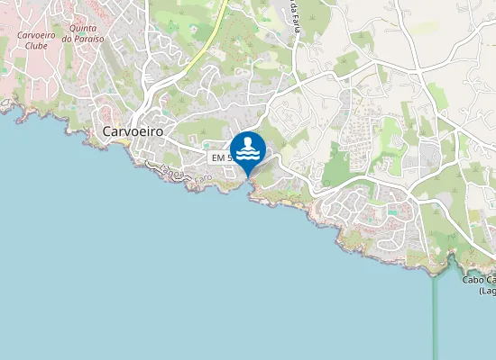 Map of Praia do Vale Covo