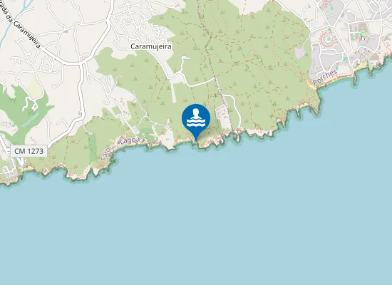 Map of Praia do Barranquinho