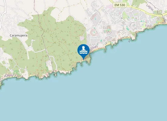 Map of Praia do Pontal