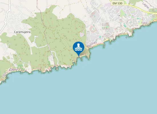 Map of Praia da Morena