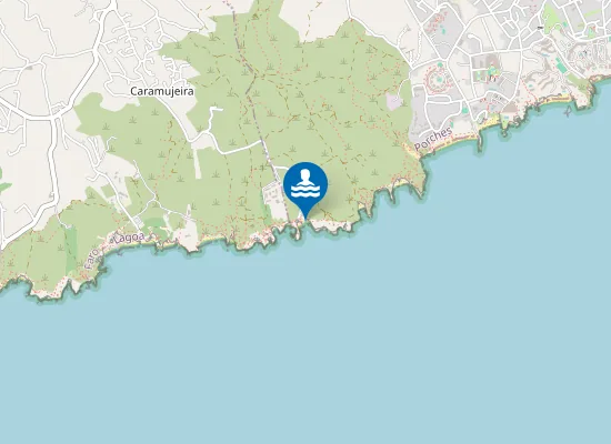 Map of Praia da Albandeira