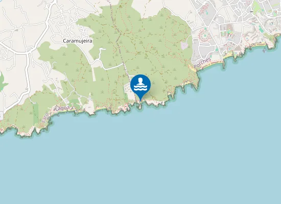 Map of Praia da Albandeira