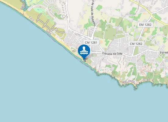 Map of Praia dos Bés