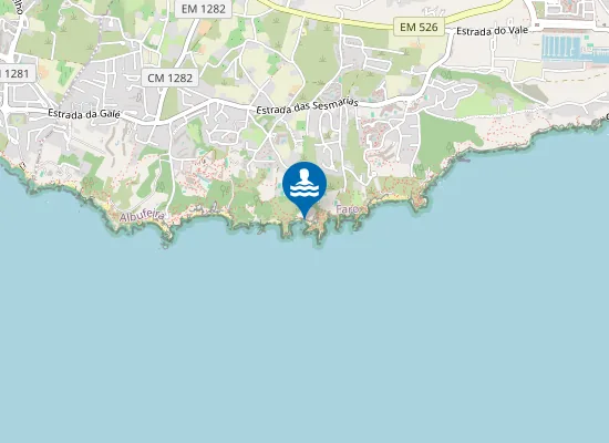 Map of Praia da Ponta Grande