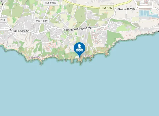 Map of Praia do Ninho de Andorinha