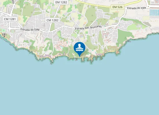 Map of Praia das Salamitras