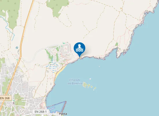Map of Praia dos Rebolinhos