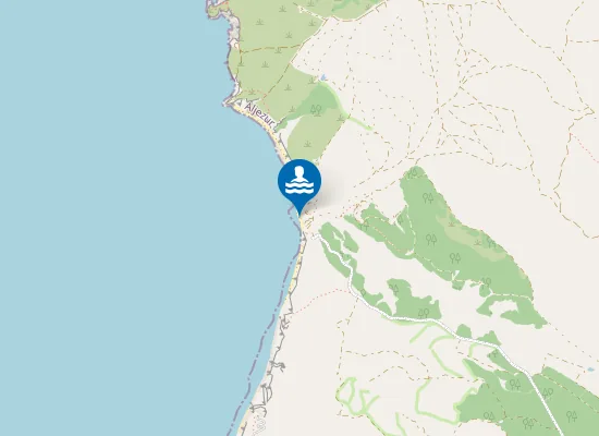 Map of Praia do Canal