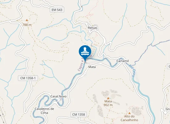 Map of Poço da Mata