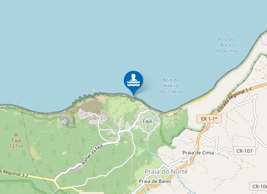 Map of Porto da Fajã
