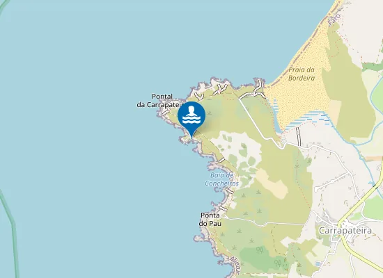 Map of Praia da Zimbreirinha