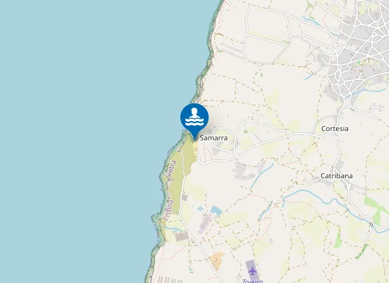 Map of Praia da Samarra