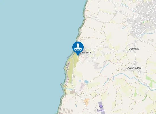 Map of Praia da Samarra