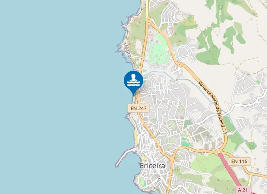 Map of Praia de São Sebastião