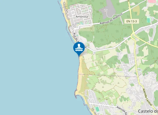 Map of Praia de Lordelo