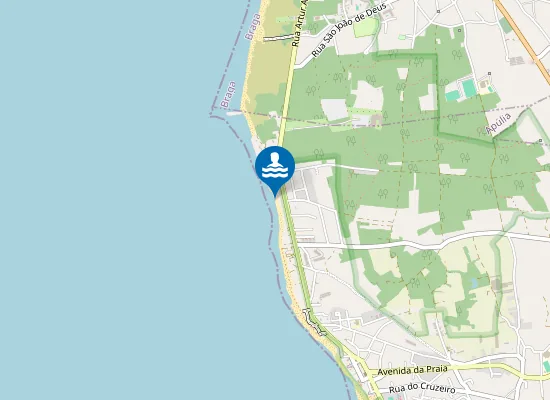 Map of Praia das Pedrinhas