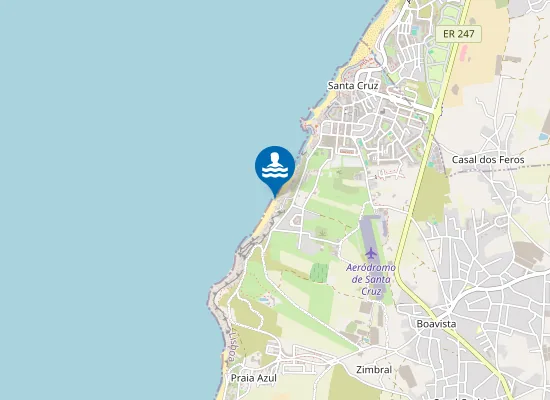 Map of Praia das Amoeiras