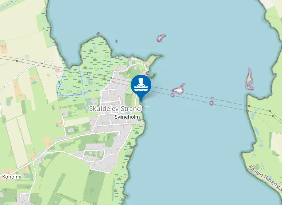Map of SKULDELEV HAVN VED BADEBRO