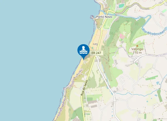 Map of Praia de Santa Rita Sul
