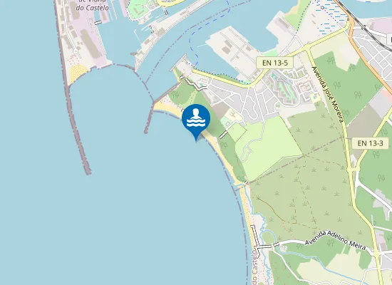 Map of Praia do Cabedelo