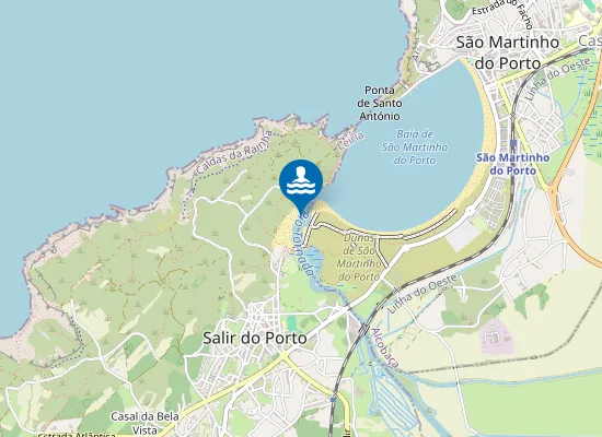 Map of Duna de Salir do Porto