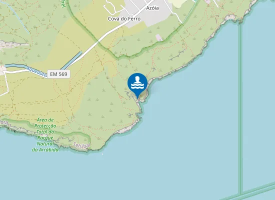 Map of Praia da Baleeira