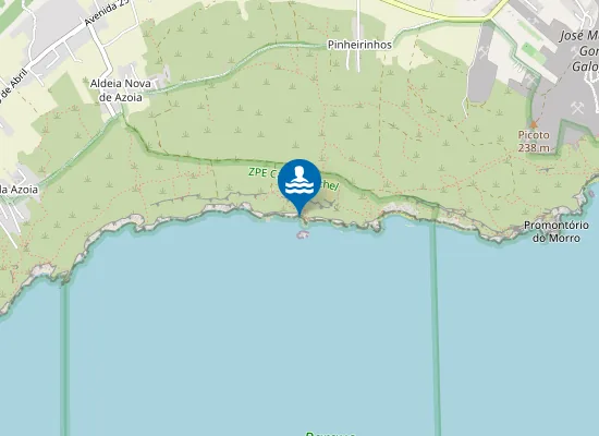 Map of Praia do Inferno