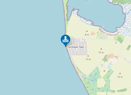 Map of SANDAGER NÆS S